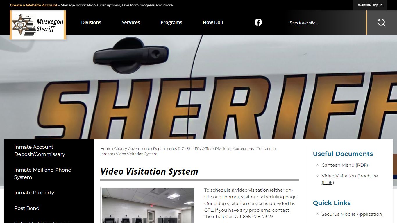 Video Visitation System | Muskegon County, MI