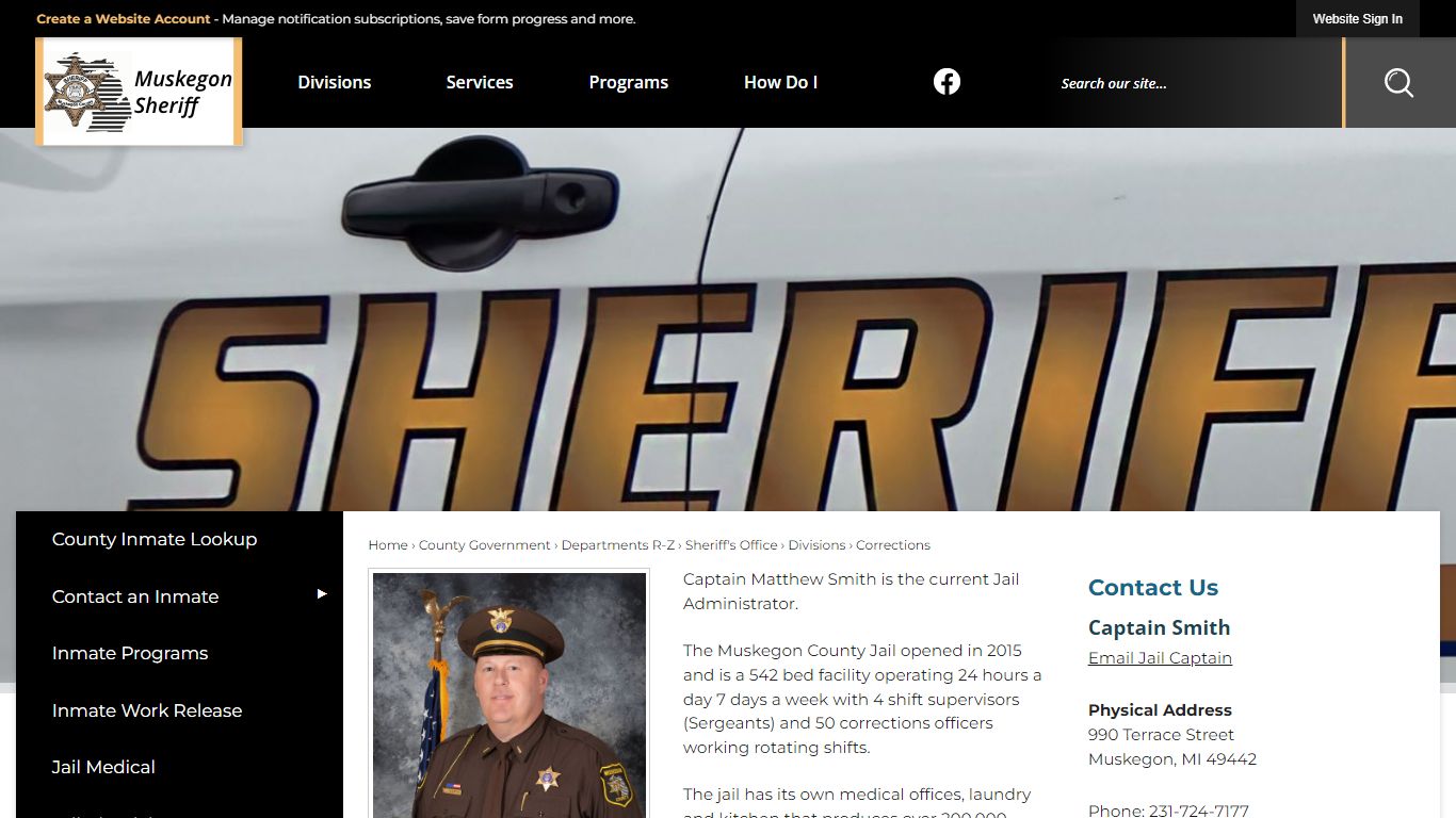 Corrections | Muskegon County, MI